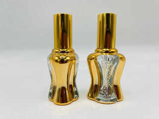شیشه عطر 15 میل طلاکوب کد 383