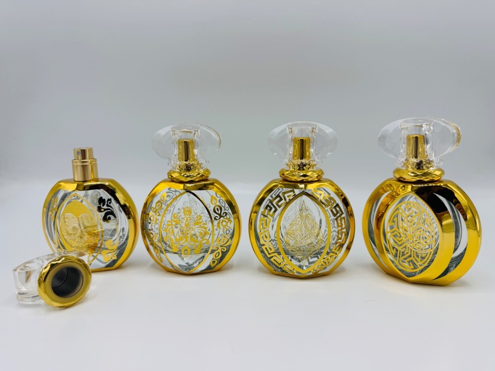 شیشه عطر 50 میل پیچی عربی گرد کد 173
