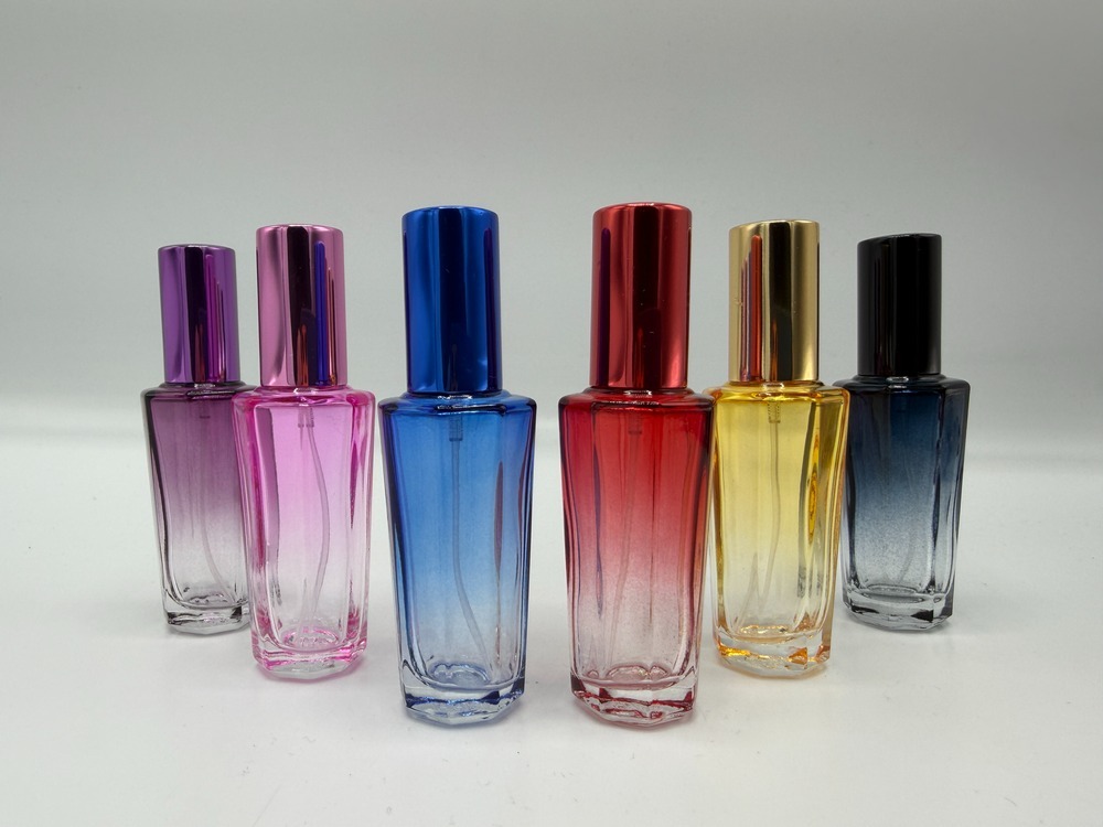 شیشه عطر 15 میل مخروطی رنگی فلزی کد 388