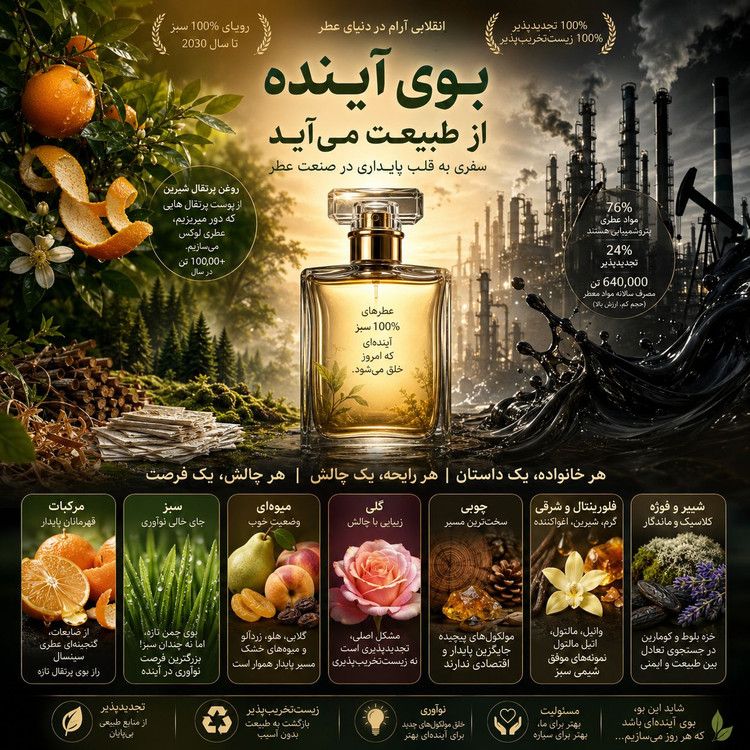 آیا عطرها از نفت ساخته میشوند؟