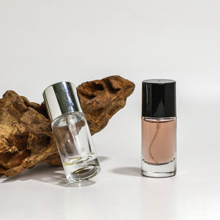شیشه عطر 20 میل استوانه شفاف پیچی کد 047