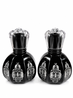 شیشه عطر ۳۰ میل پیچی مدل الماس سیاه کد g05