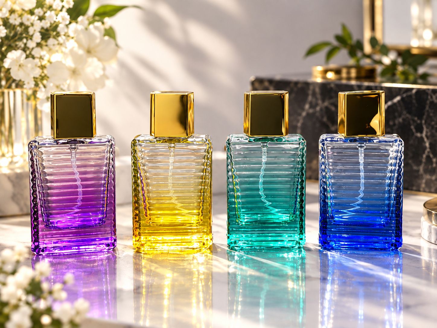 شیشه عطر پیچی 20 میل هاشور کد 331